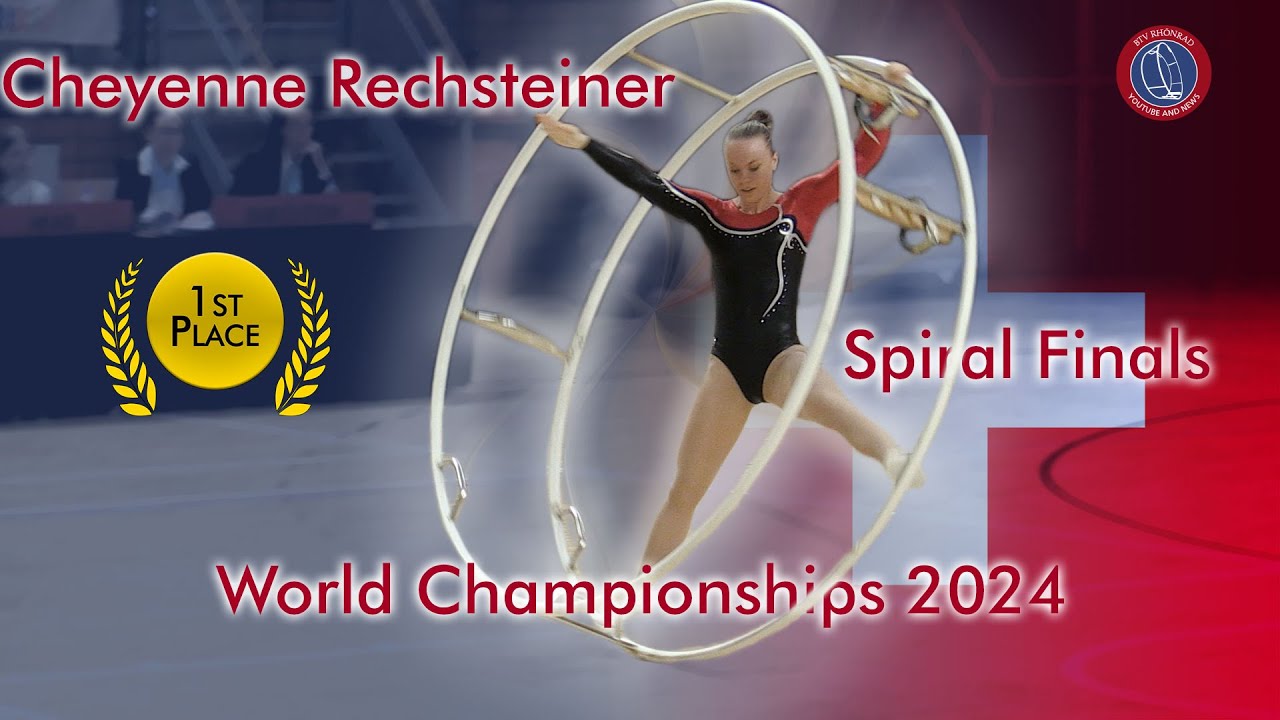 Cheyenne Rechsteiner World Championships 2024 in Gymwheel Woman Spiral Finals 1st Place