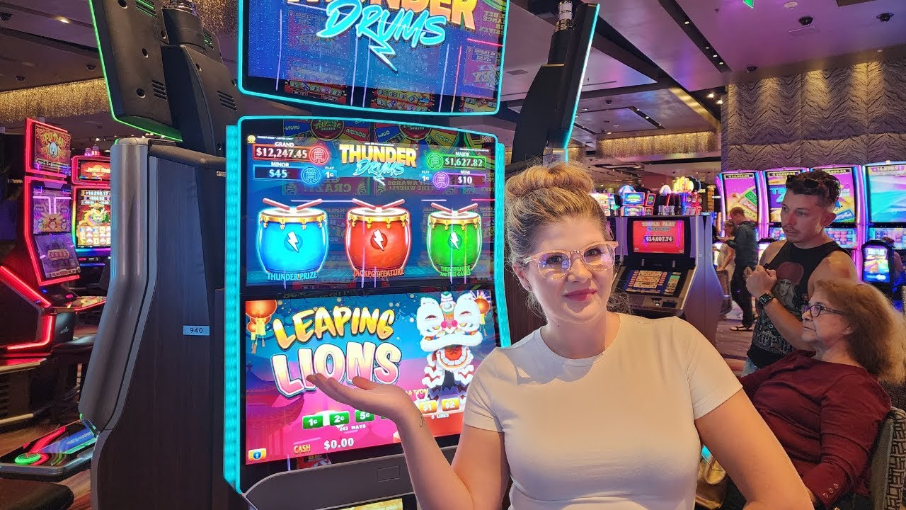I Put $200 in the New Thunder Drums Slot in Las Vegas! 🥁 Was it Worth It?