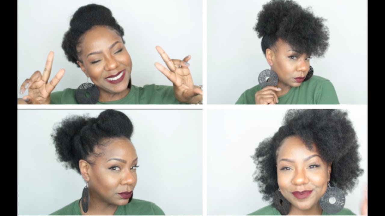5 NATURAL HAIR STYLES IN UNDER 3 MINUTES