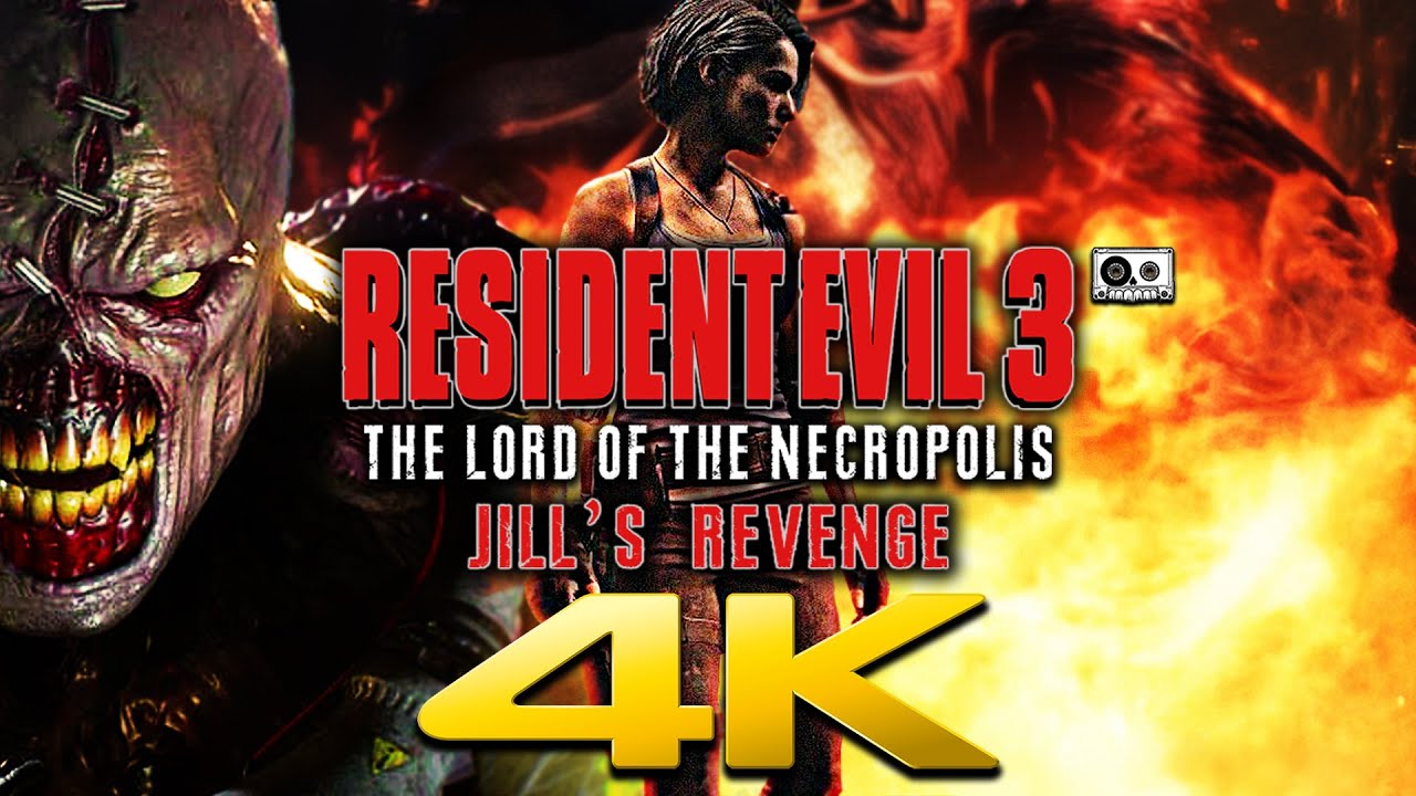 RESIDENT EVIL 3: LORD OF THE NECROPOLIS HD | NG+ REVENGE RUN | Full Game No Commentary | 4K 60fps