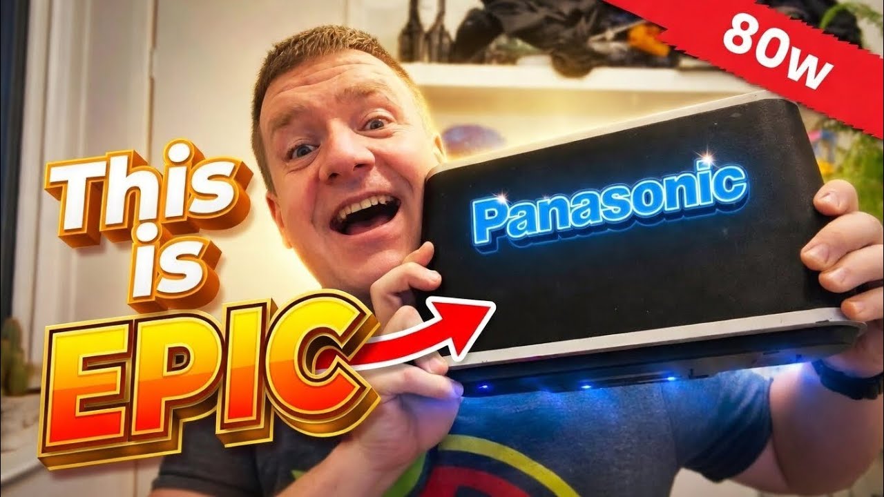 Huge £15 Panasonic speaker: will it work, and how does it sound? Review and teardown!