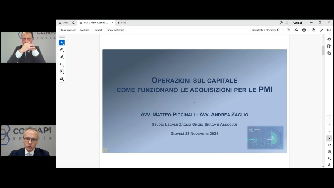 OPERAZIONI SUL CAPITALE: COME FUNZIONANO LE ACQUISIZIONI PER LE PMI