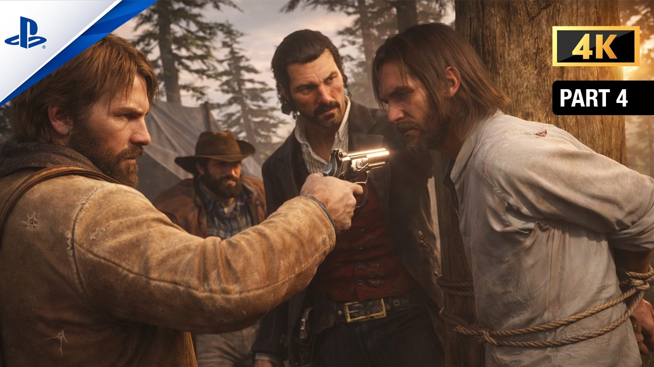 Red Dead Redemption II PS5 Gameplay PART 4 (4K) - No commentary