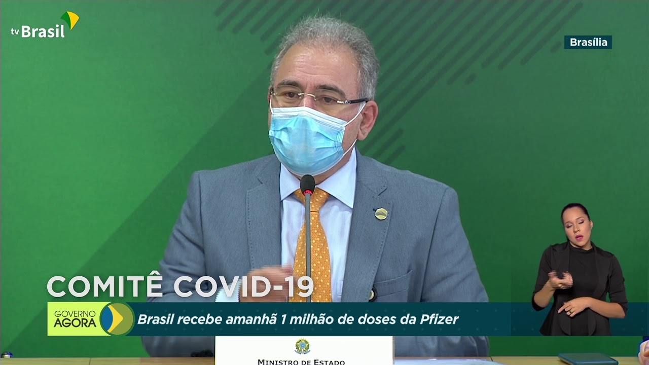 Pronunciamento do ministro da Sa&uacute;de Marcelo Queiroga