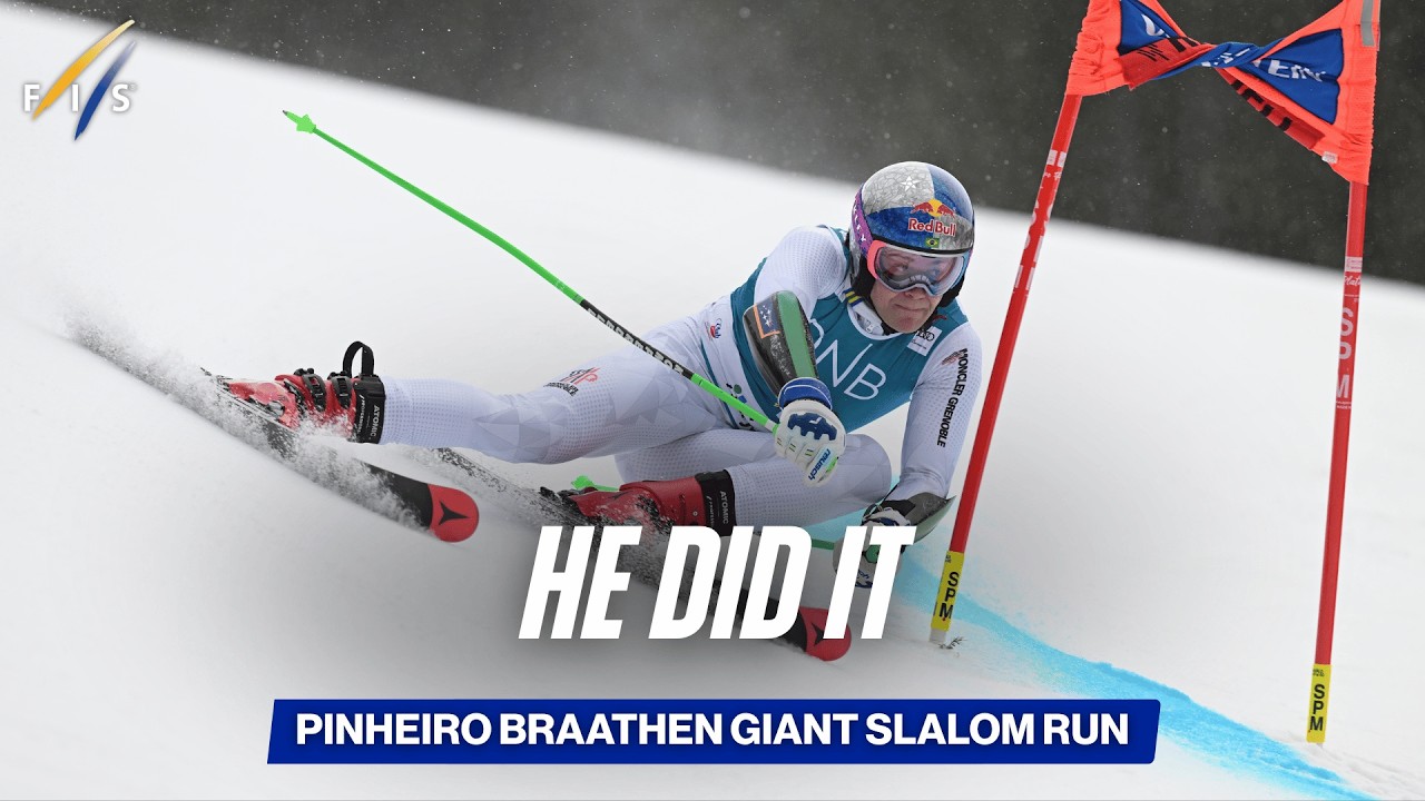 Pinheiro Braathen Winning Run in Lillehammer | FIS Alpine