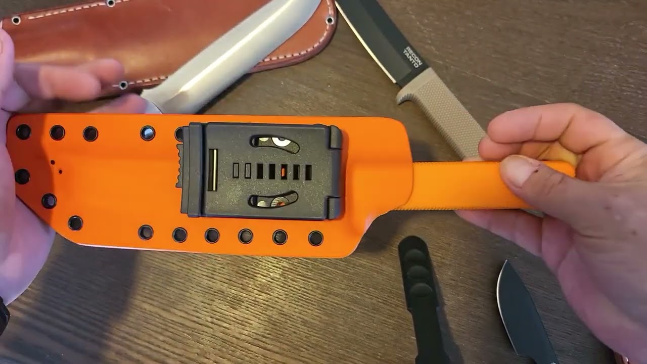 A look at a kydex knife sheath from @5MinuteKnives