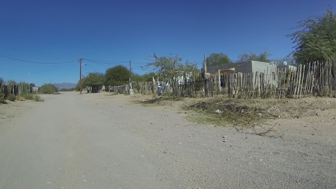 Village along the Wall, Sonoyta, Sonora, Mexico to Lukeville Port of Entry, Arizona, U.S., GP016284