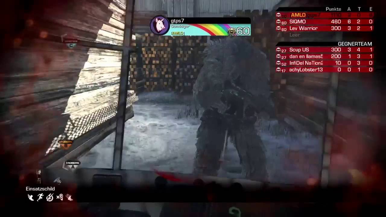 Teabagging: InfiDel NaTion2 / Riot Shield bash: Scup US [Call of Duty: Ghosts - Reinforce]