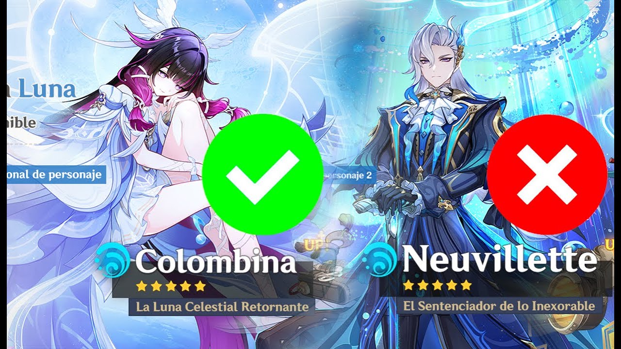 NEUVILLETTE YA NO VALE LA PENA? RECOMENDACIONES DE COLUMBINA INEFFA ZIBAI NEUVILLETTE GENSHIN IMPACT