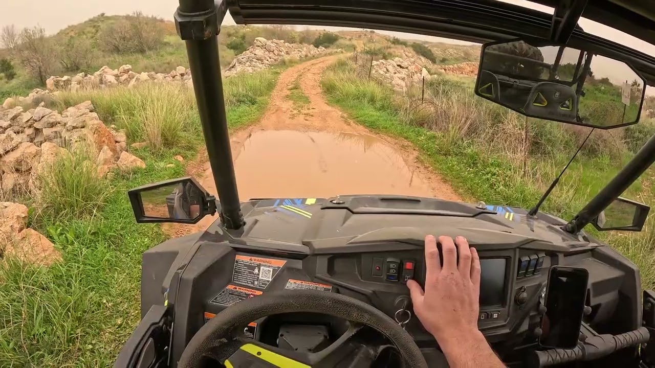 testing the go pro 12 rzr 1000