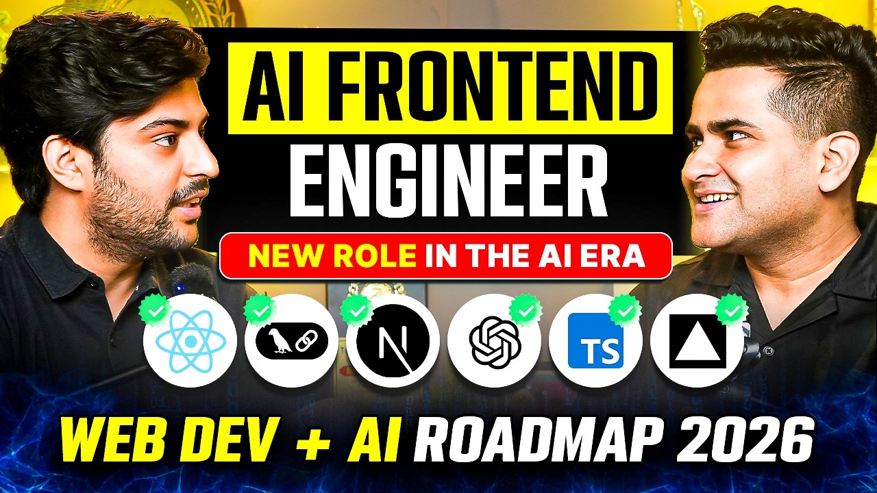 The Future of Web Dev ( 2026 Roadmap ) &ndash; No Hype, Only Truth | AI Frontend Engineer