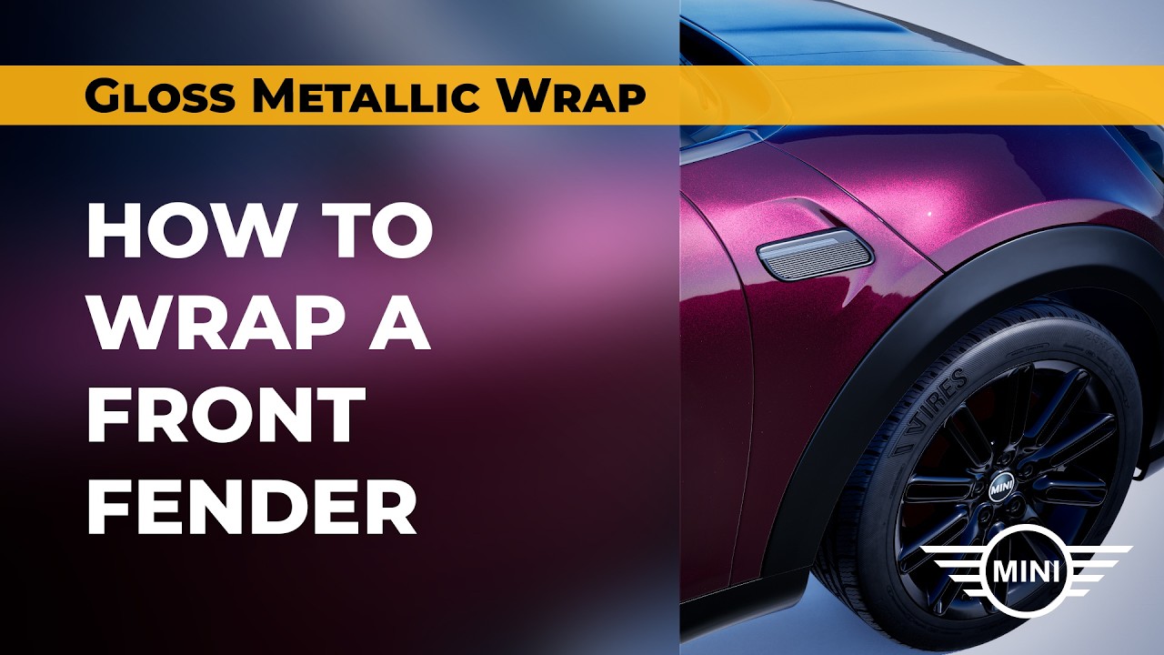 Wrapping front fender on Mini Cooper S