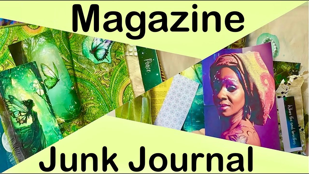 Let’s Decorate Pages in a Boho Junk Journal