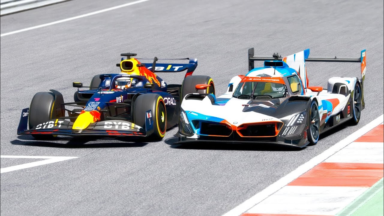 Red Bull F1 2022 vs BMW M V8 Hybrid LMDh - Nurburgring