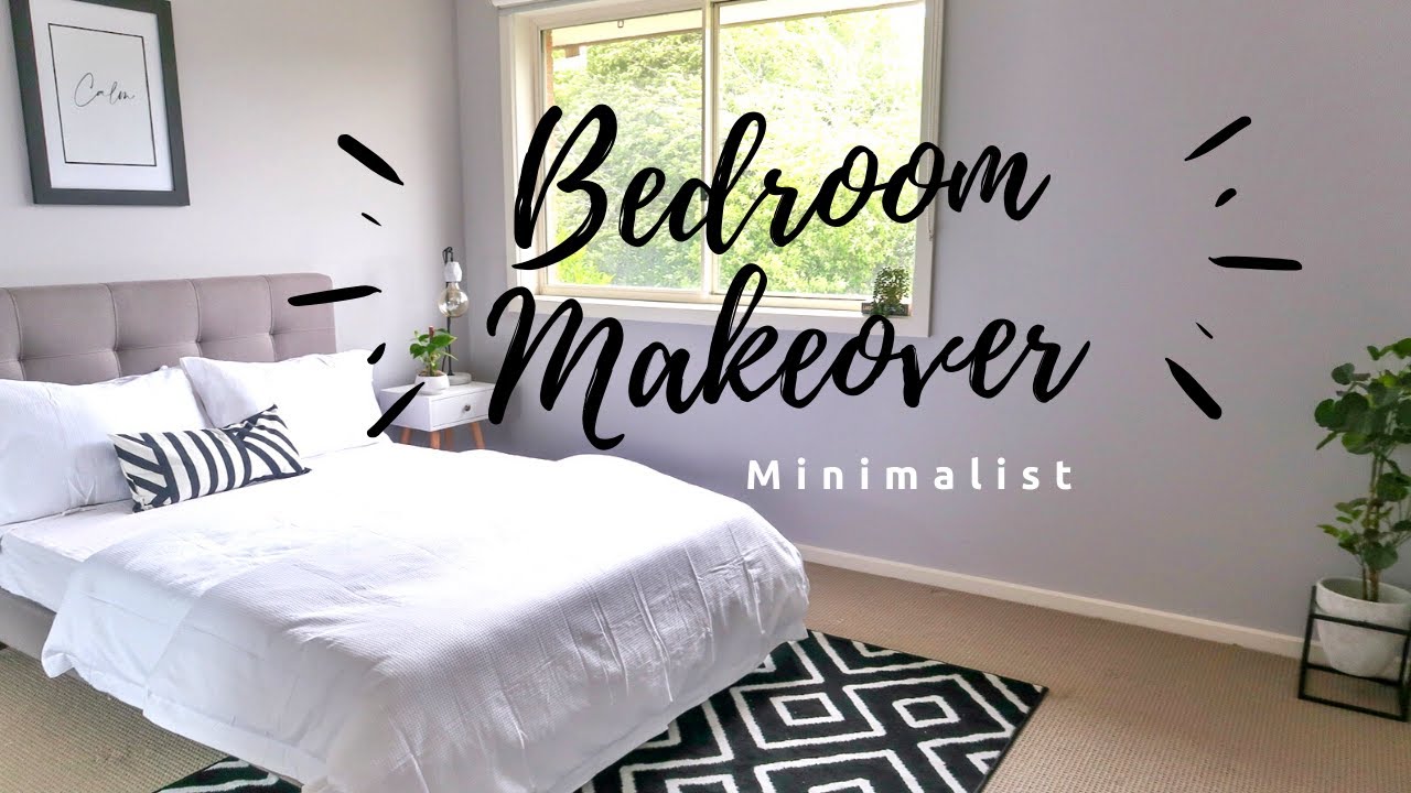 Small Bedroom Makeover / Transformation - room tour - minimalist | house tour