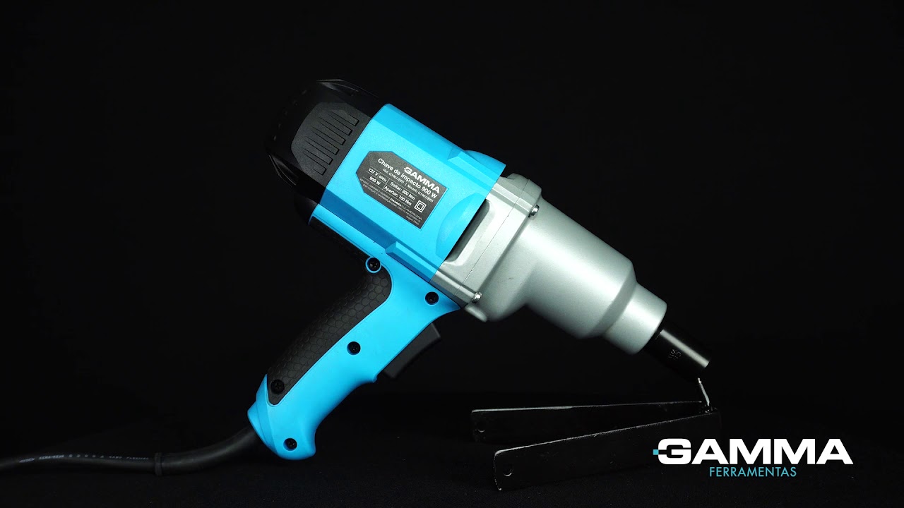 Chave de Impacto 900W 1/2'' GAMMA | G1961/BR1 e G1961/BR2