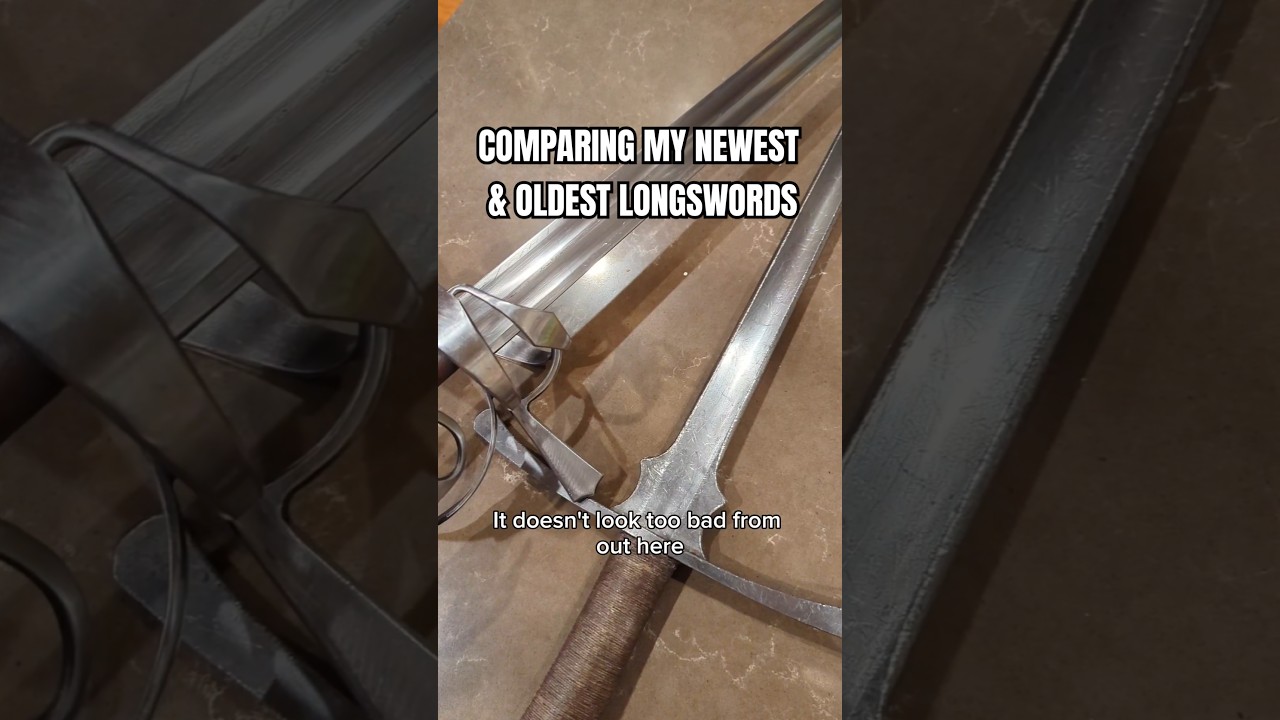 Comparing my Newest and Oldest Longswords