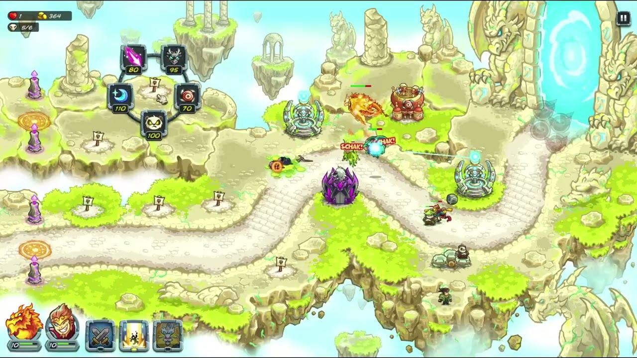 Kingdom Rush 5 :Alliance [Безумец] → ур.ур.36-40 Героическое и Железное Испытания