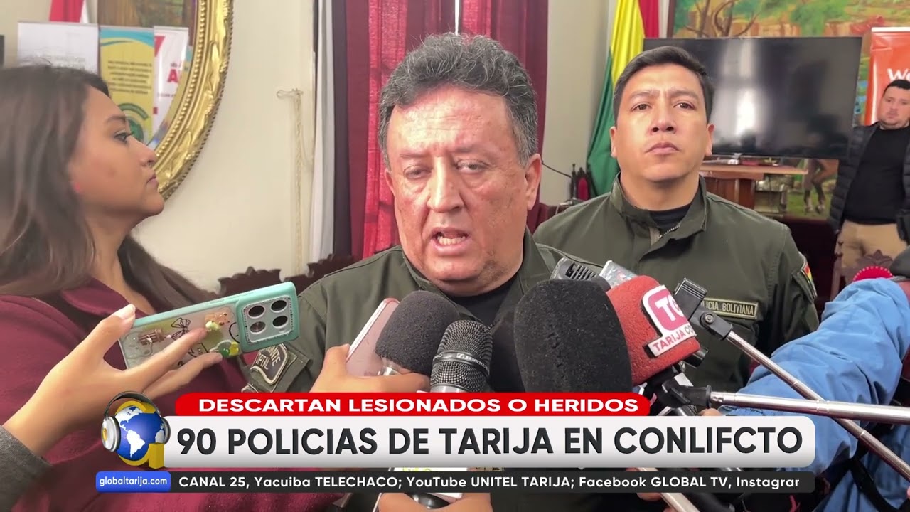 TRASLADO DE POLICÍAS A BLOQUEOS NO AFECTA PATRULLAJES EN TARIJA
