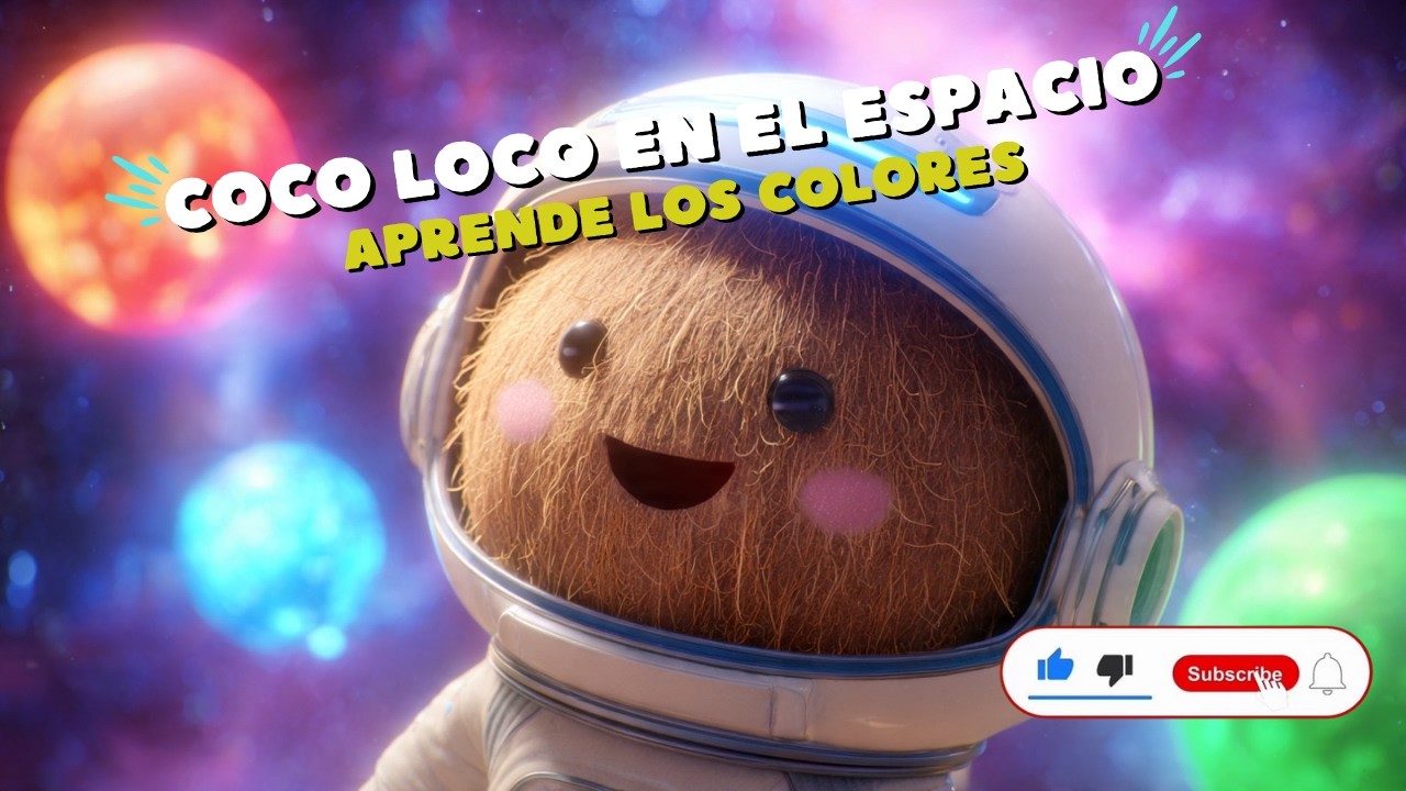 Coco Loco en el Espacio 🚀 Aprende los Colores (Canción Infantil 3D)