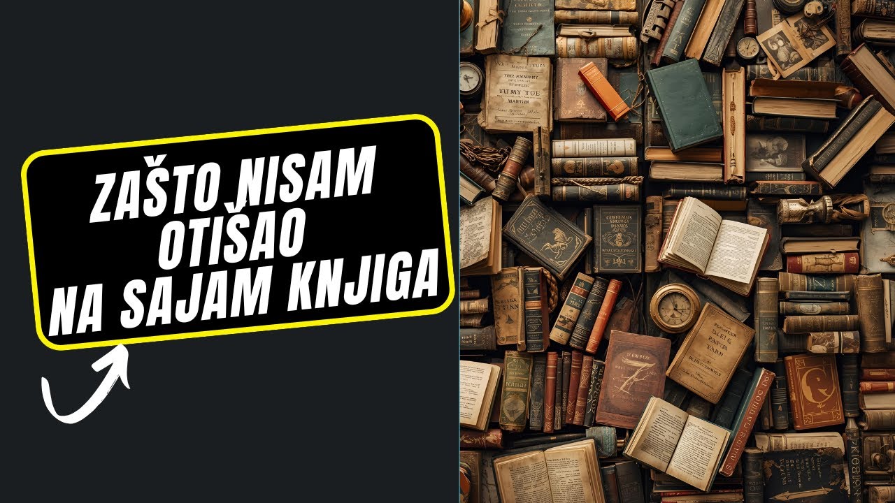Zašto nisam otišao na Sajam knjiga