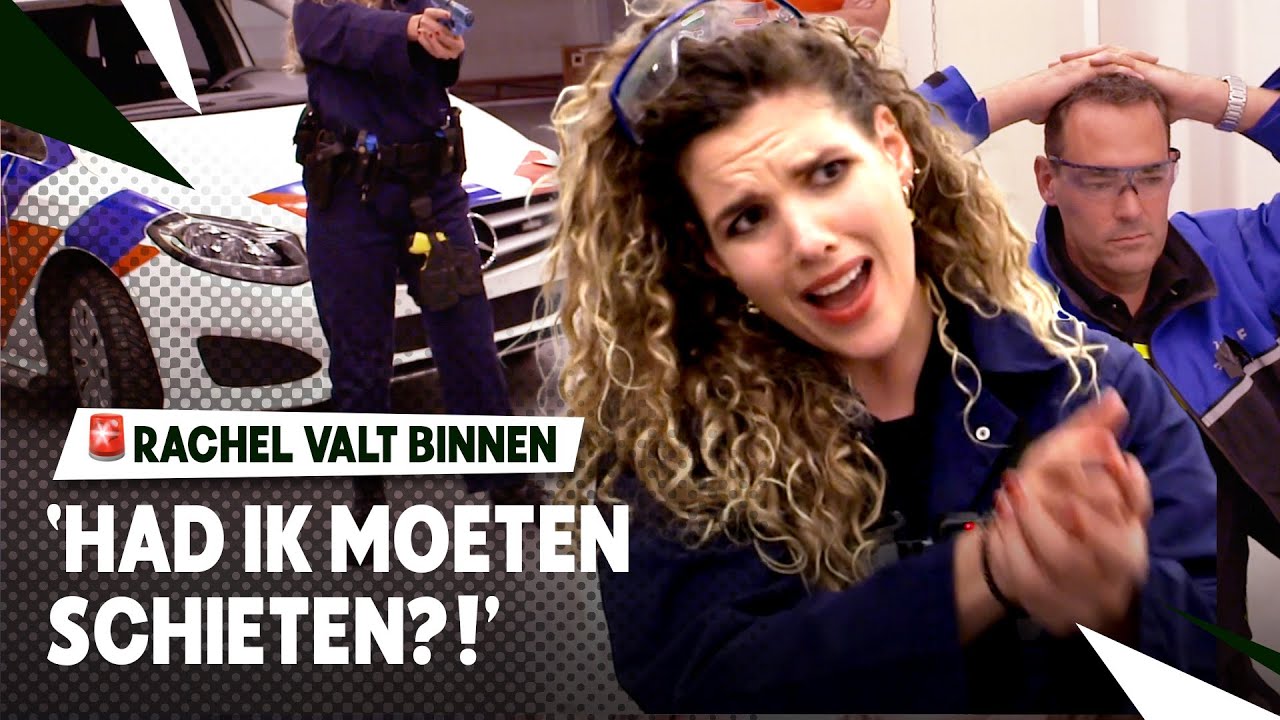 SCHIETLES BIJ DE POLITIE! 🔫 | Rachel valt binnen | seizoen 3 #2 | NPO Zapp