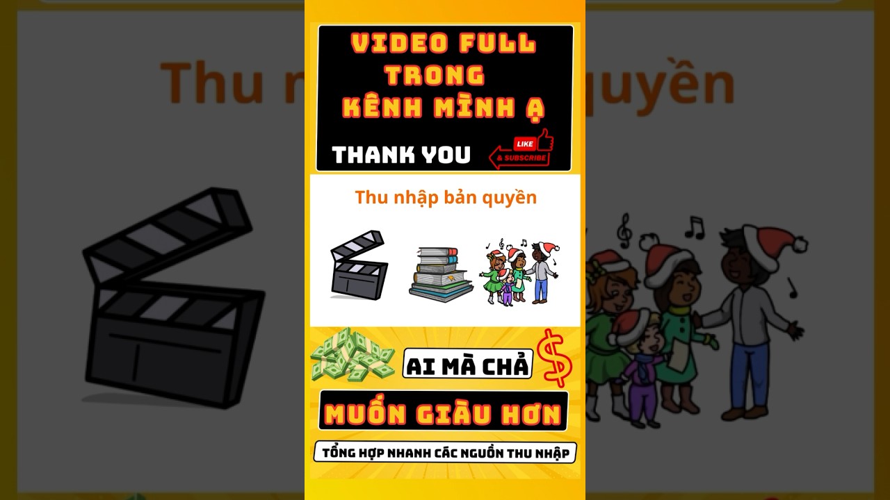 Tổng Hợp Nhanh C&aacute;c Nguồn Thu Nhập ( P.1 )  #thunhập #thunhapthudong