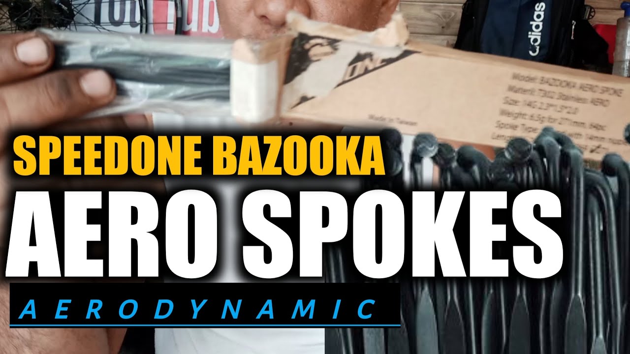 AERO SPOKES  Speedone Bazooka, aerodynamic #mtbstainlessspokes