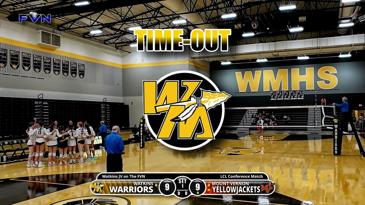 09-23-25 Watkins Memorial JV vs Mount Vernon- Women's Volleyball Match