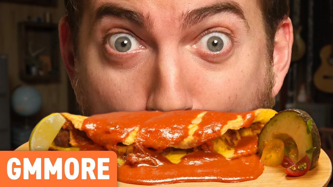 Tasting the Enchilada Omelette