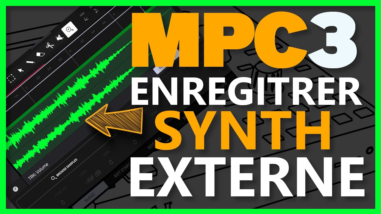 MPC3 - Запись внешнего синтезатора (MIDI & AUDIO) (Французский + субтитры)