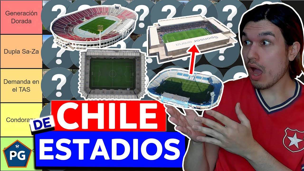 TIERMAKER PEORES y MEJORES ESTADIOS de la LIGA de CHILE 2022