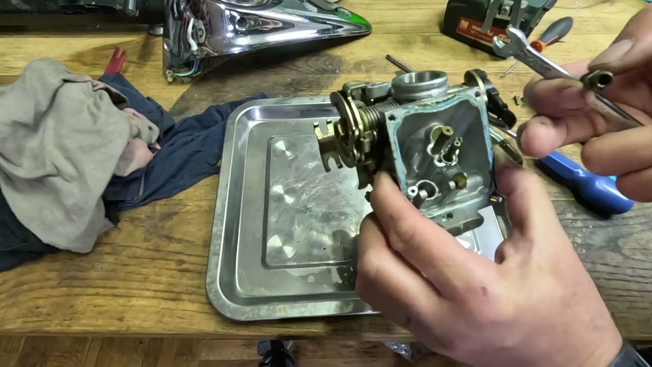 Yamaha Drag Star 125 odpalanie po 5 latach pod chmurką   czesc 2   kranik i gaznik