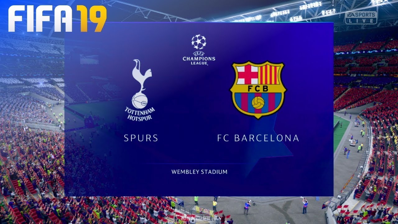 FIFA 19 - Tottenham Hotspur vs. FC Barcelona @ Wembley Stadium