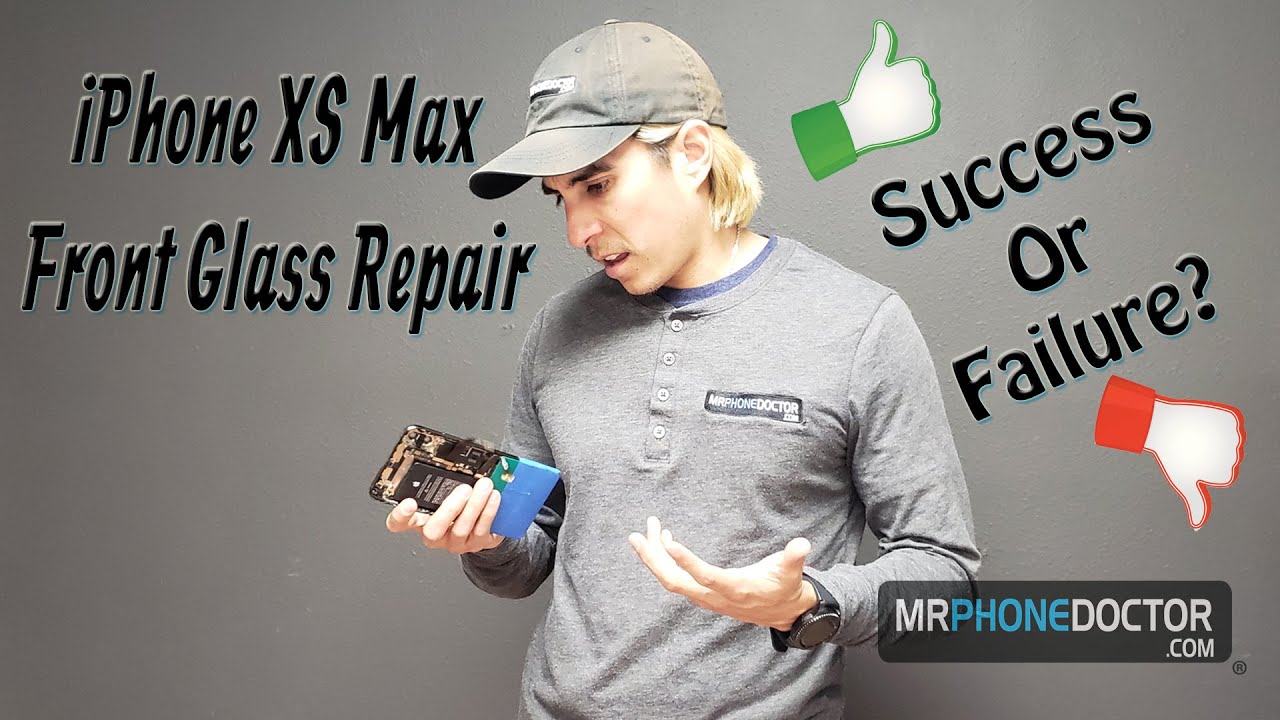 Apple iPhone XS Max Cracked Screen Refurbish - Success or Failure? (Front Glass Only)