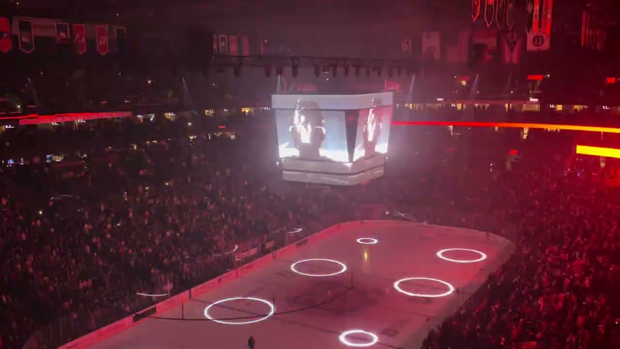 Columbus Blue Jackets 2025-2026 Opening night video with coach and player introductions 9/13/25
