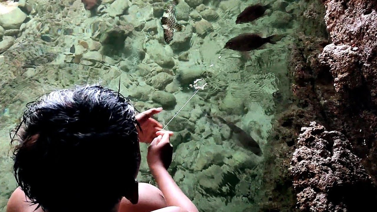 Fish Hunting, BOCIL NEKAT MANCING DALAM GOA ANGKER _ Spotnya bikin Greget