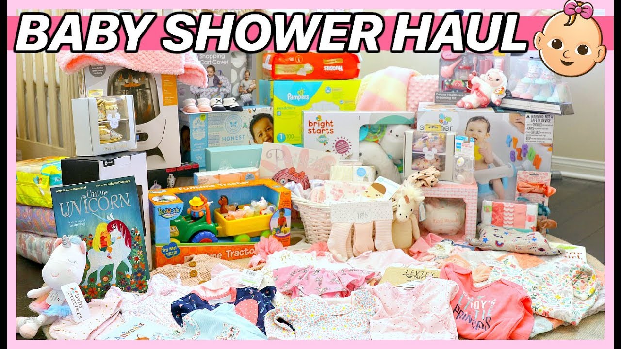HUGE BABY SHOWER HAUL + WHY WE CHOSE BABY GIRL'S NAME!