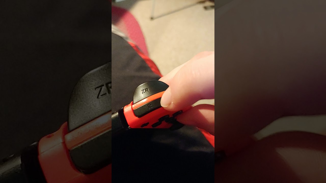 I press the R button on a nintendo switch