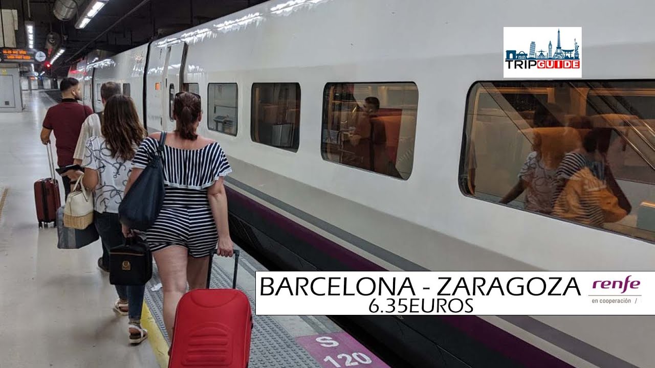 Barcelona - Zaragoza 4K | Trip Guide | Renfe High Speed Train