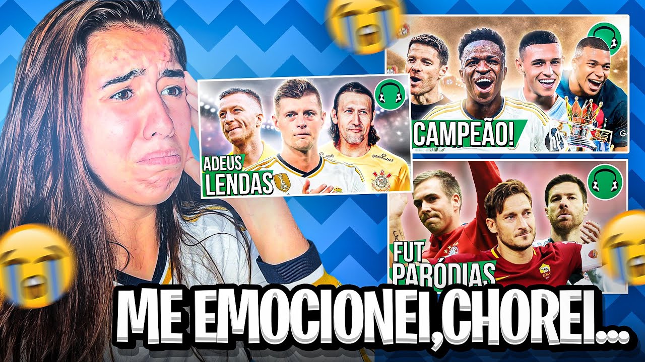 REACT 3 EM 1 ♫ ADEUS, LENDAS pt.2(Kroos, Cássio, Reus, Ibra...) pt.1 ♫OS CAMPEÕES EUROPEUS DE 2024!🏆