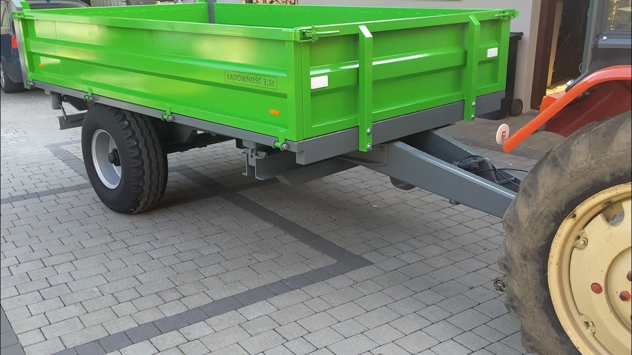 Budowa przyczepy wywrotki z rozrzutnika