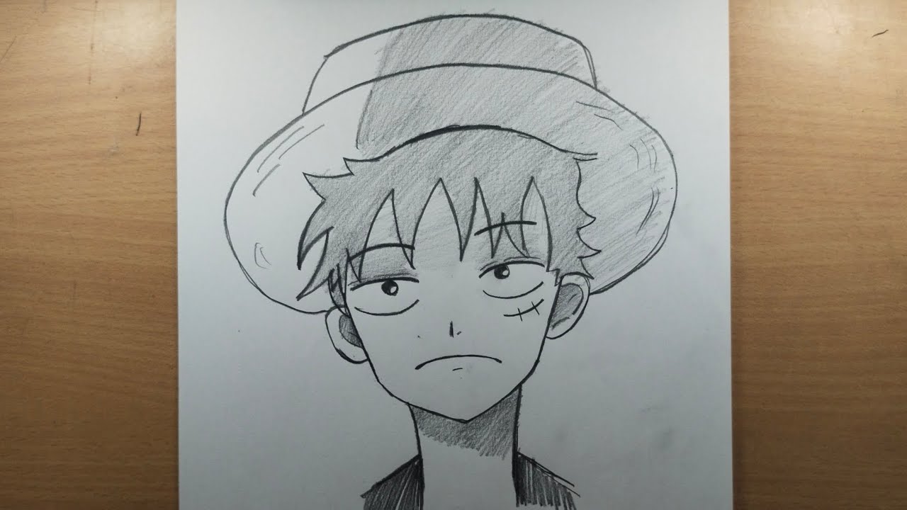 How to Draw Luffy Step by Step | One Piece Sketch Tutorial