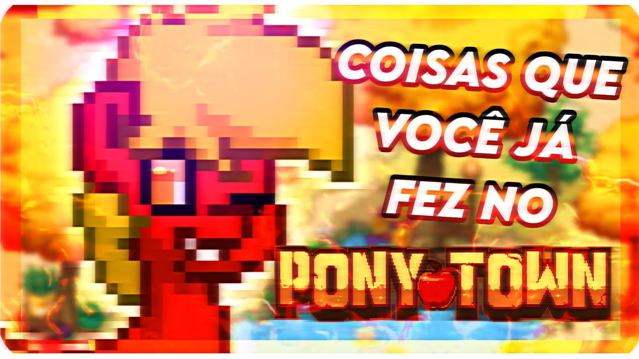 🐴 } Você já fez isso??? 🫣 Pony Town
