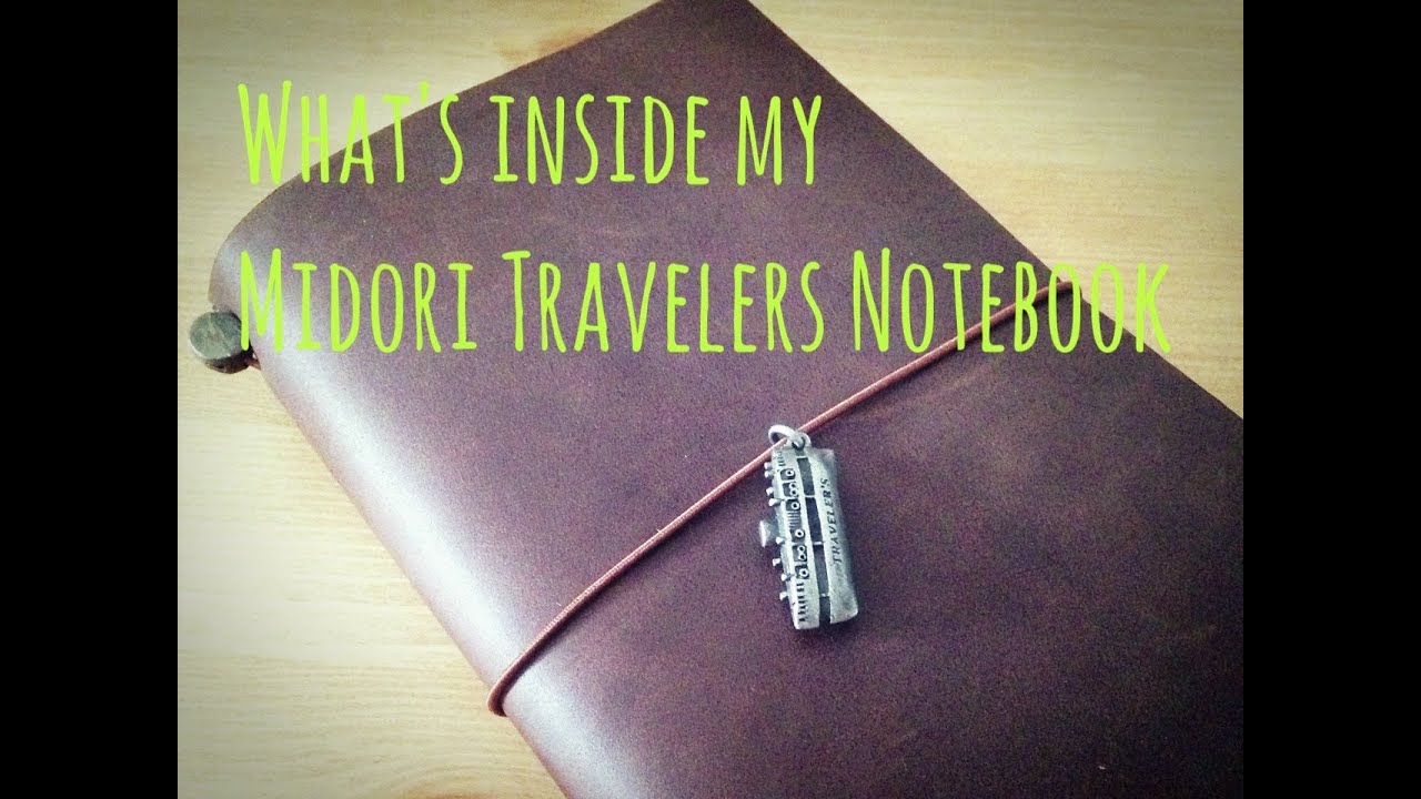 Midori Travelers Notebook Setup update - 1 month in [HD]