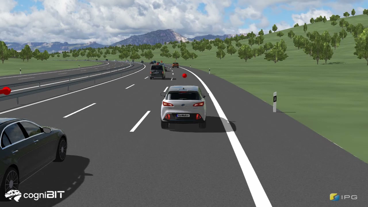 cogniBIT - Traffic in IPG CarMaker
