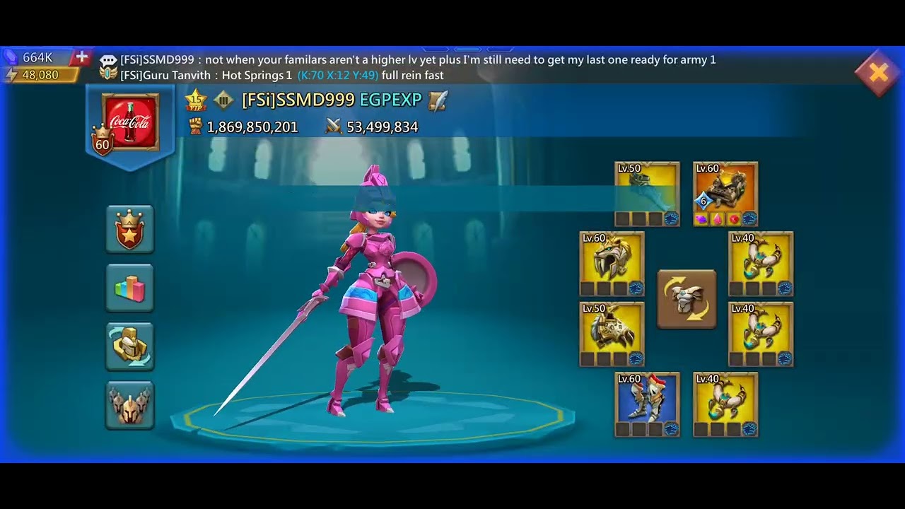 Lords Mobile Dragon Arena part 91 FSi vs W|V