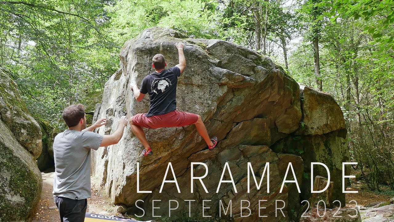 One day bouldering in Laramade (Pyrenees) - September 2023