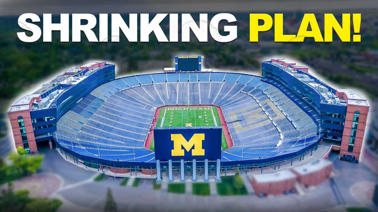 MICHIGAN'S NEXT Major Football Stadium Renovation WILL SHRINK CAPACITY
