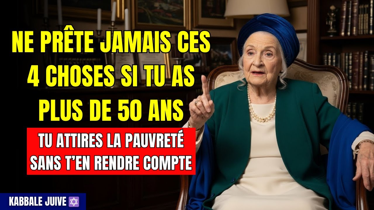 Si Vous Voulez Être Riche Après 50 Ans, Ne Prêtez Jamais Ces 4 Choses | Kabbale Juive
